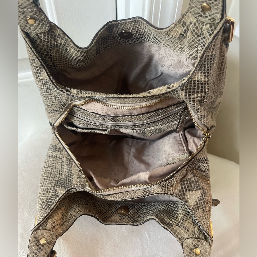 Michael Kors Python Pattern Shoulder Bag - Euc - image 6